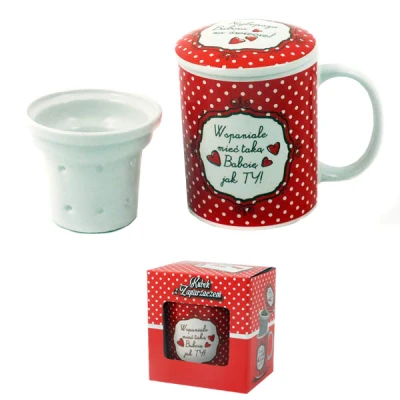 BG-KUBEK Z ZAPARZACZEM *WSPANIALE MIEĆ TAKĄ BABCIĘ JAK TY 3*