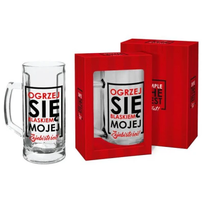 BG-KUFEL 0,5L SIMPLE THE BEST TEXT *OGRZEJ SIĘ*