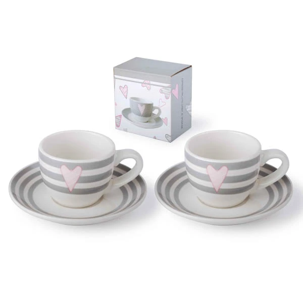 MON-KPL. 2-FILIŻANEK ZE SPODKAMI *ANNABELLE* ESPRESSO 8400