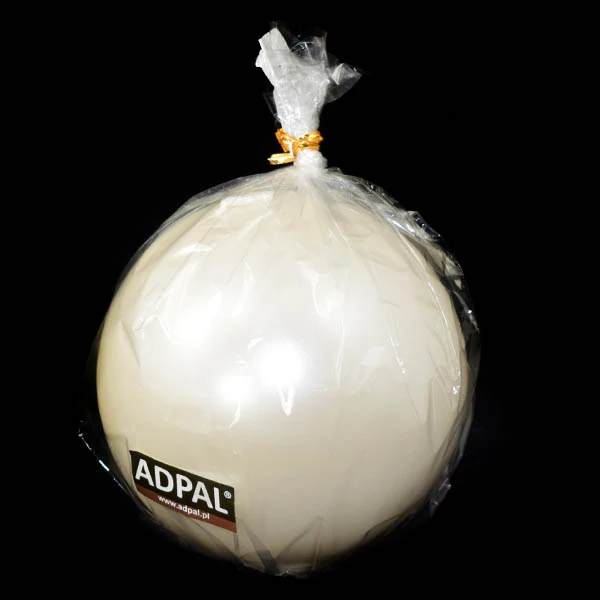 ADPAL-ŚWIECA KLASYCZNA KULA K-7 FI120 METALIK PERŁOWA