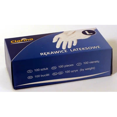 AKU-RĘKAWICE LATEX *L* /100/