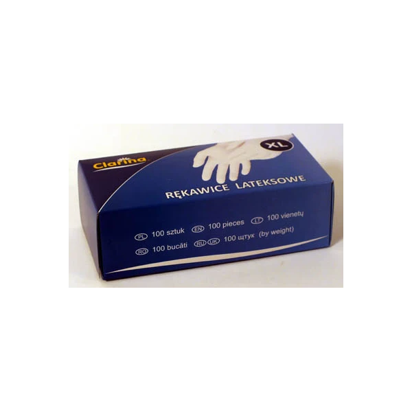 AKU-RĘKAWICE LATEX *XL* /100/