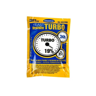 BROWIN-DROŻDŻE GORZELNICZE TURBO 24H 180GR 403180