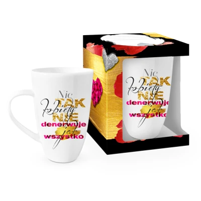 CF-KUBEK BARYŁKA 400ML *KOBIETY DENERWUJE WSZYSTKO*