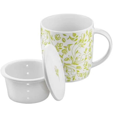 DAJ-KUBEK Z ZAPARZACZEM 390ML LISTKI 39931