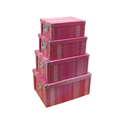 DAJ-PUDEŁ.TEK.34*25*16 RÓŻ PAS