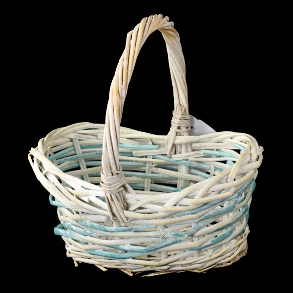 DM-KOSZ WIKLINA BIAŁO-TERKUSOWY DUŻY  812903