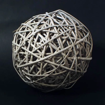 DM-KULA WILINOWA 30CM SZARA DMB04