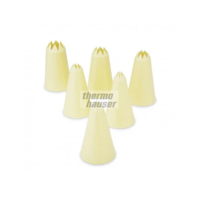 KOMPLET 6-KOŃCÓWEK Z TWORZYWA KARBOWANE (3,5,7,9,11,13MM) 32537