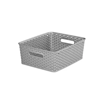 KOSZYK *MY STYLE* MEDIUM SREBRNY