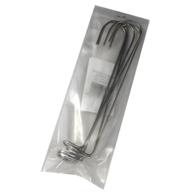 KPL. 5 HACZYKÓW NIERDZ. WKRĘCANYCH DO WĘDZENIA RYB 190X2.4MM