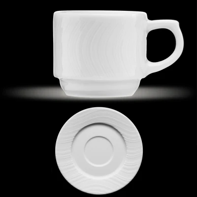 LUB-FILIŻANKA ZE SPODKIEM 08/13,5 RIVER 000W GŁADKA