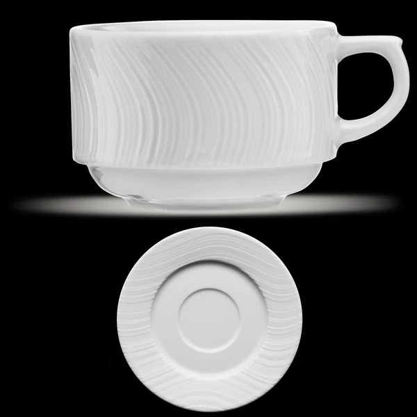 LUB-FILIŻANKA ZE SPODKIEM 19/15,5 RIVER 000W GŁADKA