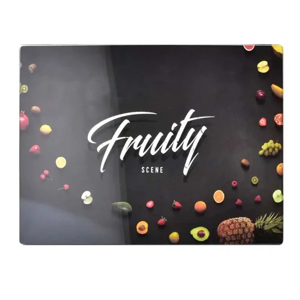 MON-DESKA SZKLANA DUŻA 30X40 FRUITY SZARA 0849