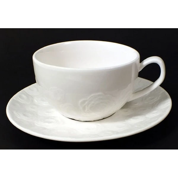 MONDEX - 1 FILIŻANKA + SPODEK *ROSE* LH-3838 /PAKOWANE PO 4 KPL/