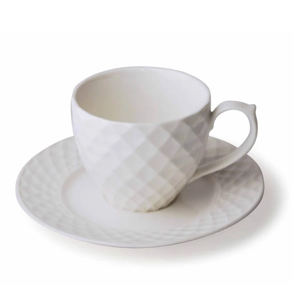 MON-FILIŻANKA ZE SPODKIEM 200ML *DIAMENT* 0359