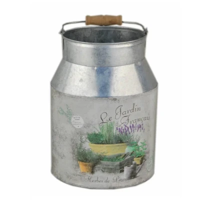 MON-KANKA METALOWA ZDOBIONA *ZIOŁA* H13S5351