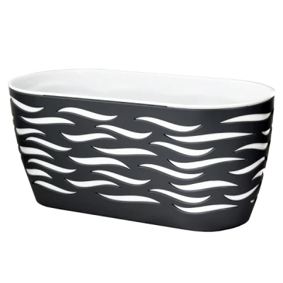 SKRZYNKA SAHARA DUO 35 BETON+BIAŁY