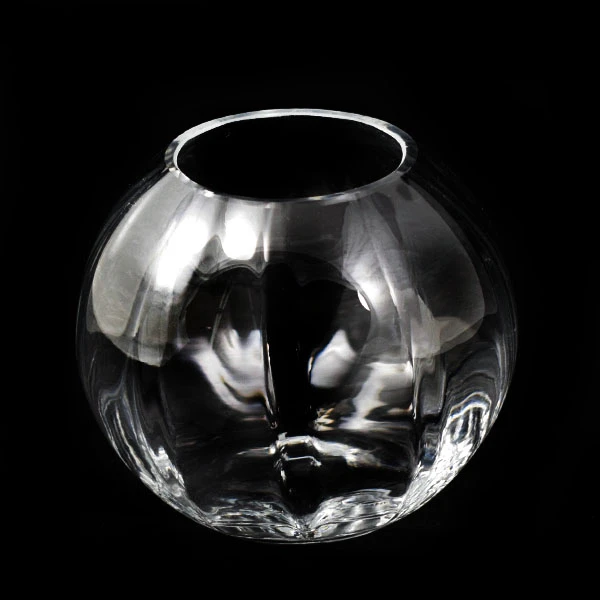 SOB-WAZON SZKLANY *KULA OPTYK- WZÓR DYNIA* H13CM