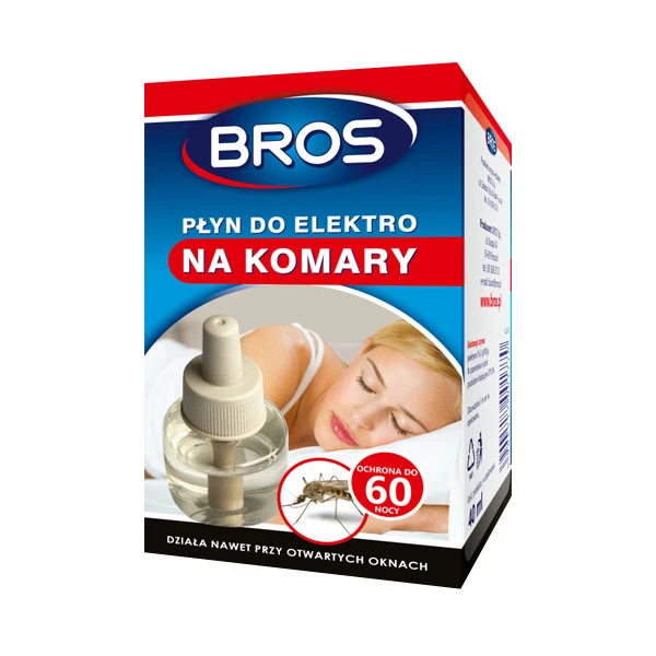 BROS-PŁYN DO ELEKTOFUMIGATORA NA KOMARY *60 NOCY*