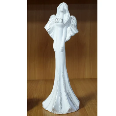 CA-ANIOŁ GIPSOWY BIAŁY B0121