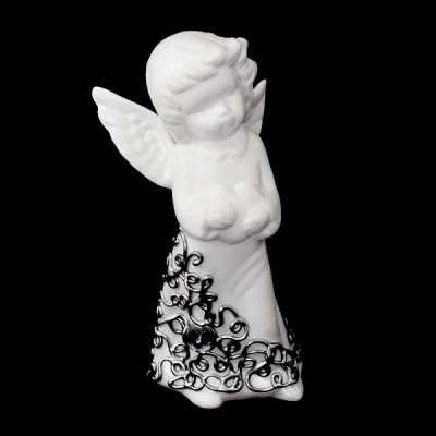 CER-ANIOŁEK Z SERDUSZKIEM *DECOR SREBRO* C-500DS