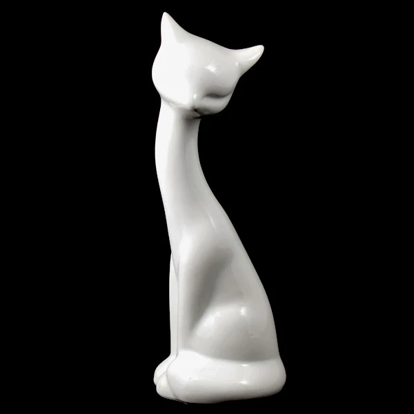 CER-KOT LISEK MAŁY*SZKLIWO BIAŁE* C-783SZB