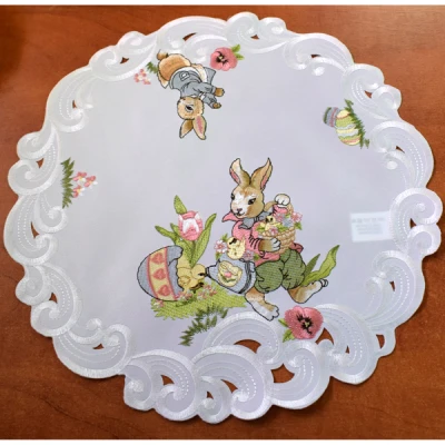 CO-SERWETKA 166 BIEL KOŁO FI40CM *WIELKANOC*