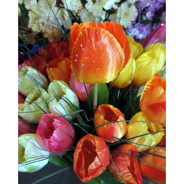 G126-TULIPAN SATYNA Z ROSĄ /1/