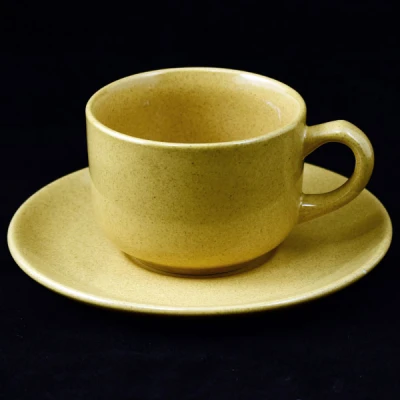 GU-886/883 FILIŻANKA+SPODEK DEKOR PIASEK G2