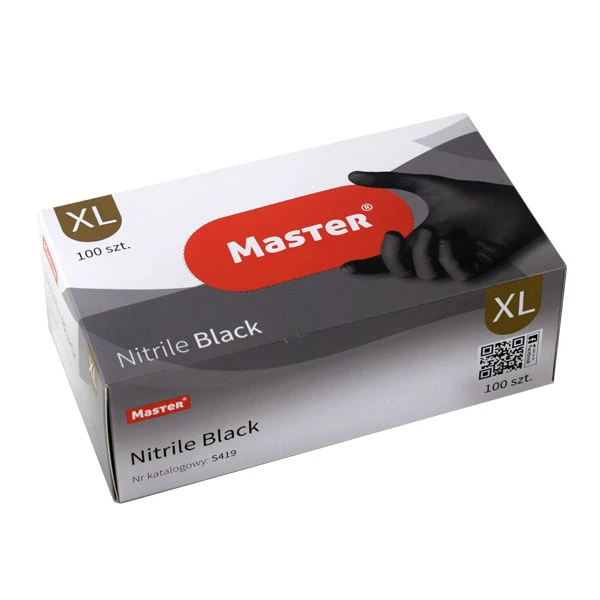 IKA-REKAWICE DIAGNOSTYCZNE NITRYLOWE CZARNE *M* A'100 S417