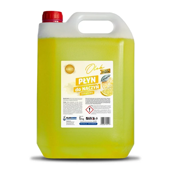 KCH-PŁYN DO MYCIA NACZYŃ OLEK PREMIUM CYTRYNOWY 5KG