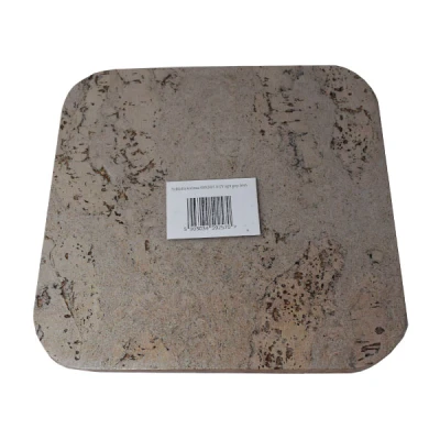 KOR-PODKŁADKA KORKOWA KWADRAT DUŻY DEKOR LIGHT GREY 3MM  /4/