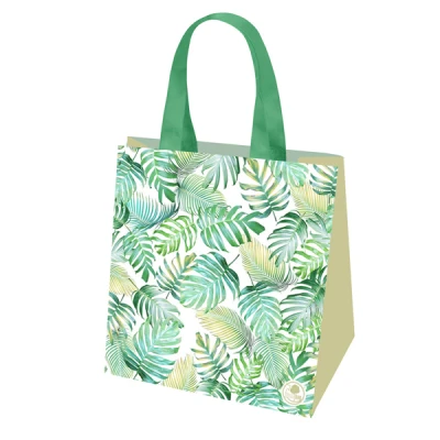 GAM-TORBA PP TKANY *MOTYW LIŚCI W BOHO STYLE*