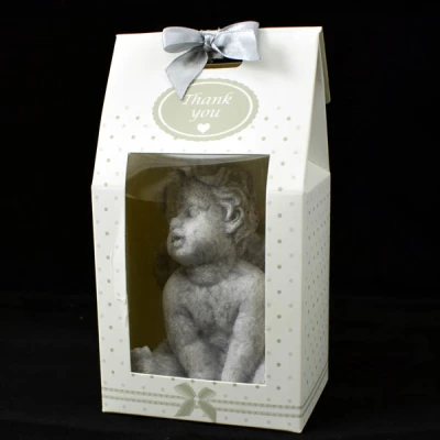 ADPAL-ŚWIECA *ANIOŁEK II TY* STEARYNOWY AROMAT *STALOWE MAGNOLIE*