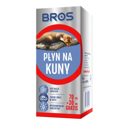 BROS-PŁYN NA KUNY 70ML +30ML GRATIS