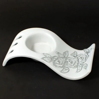 CER-PODSTAWKA FALA SZEROKA *DECOR SZARY RÓŻA* C-295DSZ