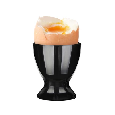 GLA-KIELISZEK NA JAJKO CZARNY BŁYSZCZĄCY H-5,8CM /PAK.12 SZT/