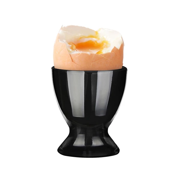 GLA-KIELISZEK NA JAJKO CZARNY BŁYSZCZĄCY H-5,8CM /PAK.12 SZT/