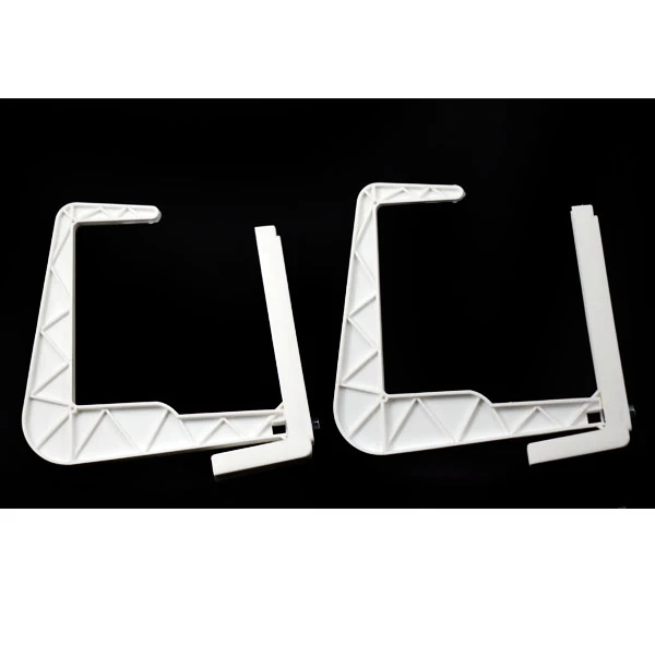 HAK BALKONOWY PLASTIK /2SZT/ BIAŁY