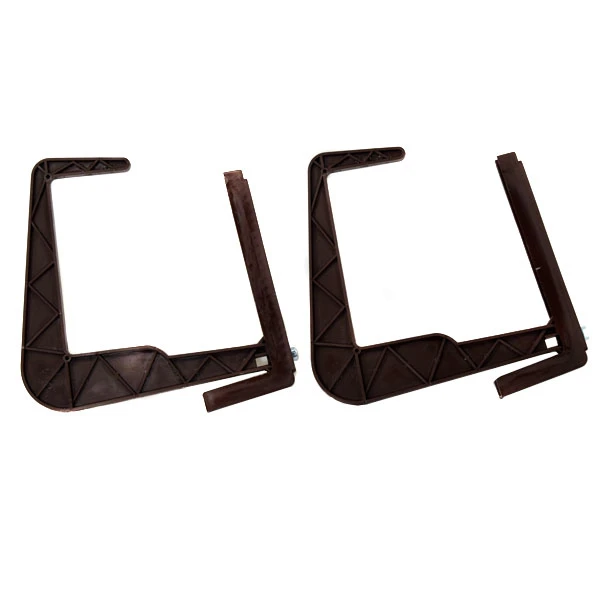 HAK BALKONOWY PLASTIK /2SZT/ BRĄZ