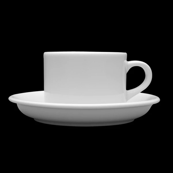 LUBIANA-FILIŻANKA+SPODEK 19/15 *AMERYKA* GŁADKA