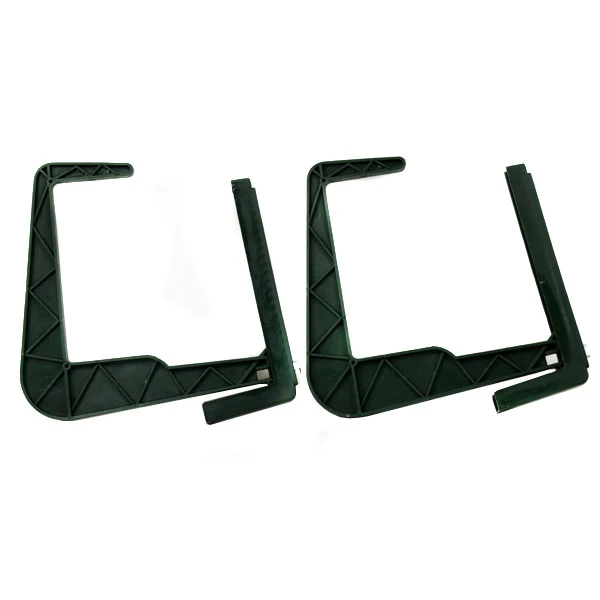 HAK BALKONOWY PLASTIK /2SZT/ ZIELONY CIEMNY