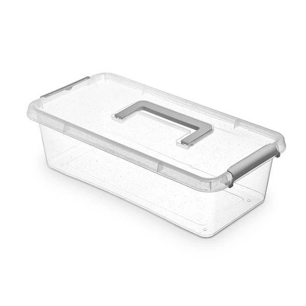 POJEMNIK *NANO BOX JONY SREBRA* Z RĄCZKĄ 6L Z/P 1413