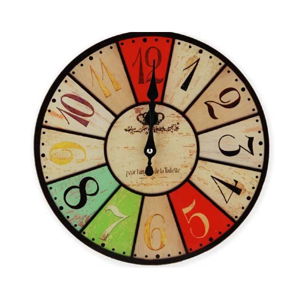 MONDEX-ZEGAR SZKLANY OKRĄGŁY *CYFRY* 13S1327