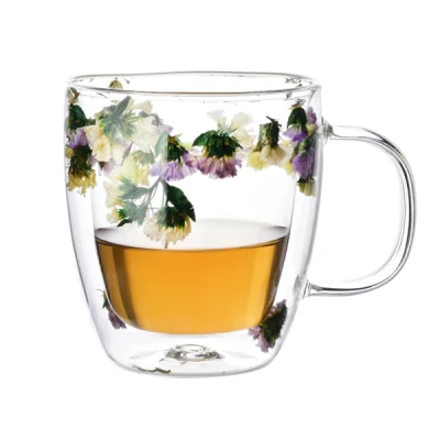 MON-KUBEK SZKLANY TERMO 300ML PROSTY Z KWIATKAMI 4566 Kopia