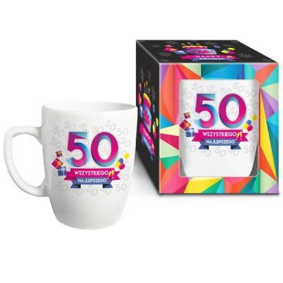 BG-KUBEK BARYŁKA 750ML *50 WSZYSTKIEGO NAJLEPSZEGO*