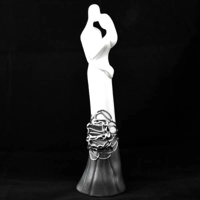 CERKAM-AKT PARA NISKA DECOR 1/2-SREBRO C-4451/2S