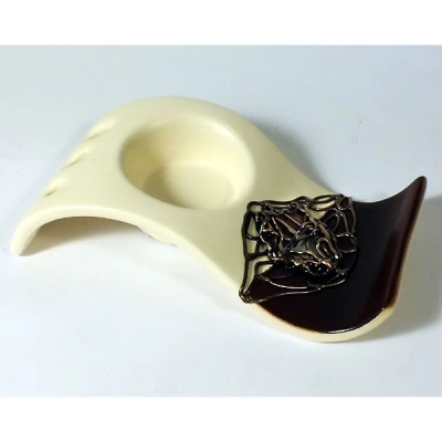 CER-PODSTAWKA FALA SZEROKA *DECOR 1/2 BRĄZ* C-295BR