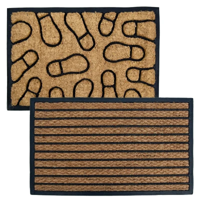 WYCIERACZKA POD DRZWI ZEWNĘTRZNA GUMOWA ANTYPOŚLIZGOWA 45x75 cm WZORY